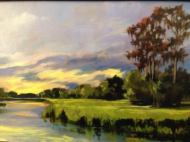 Chuck Broussard Jean Bragg Gallery, Louisiana Landscape Paintings